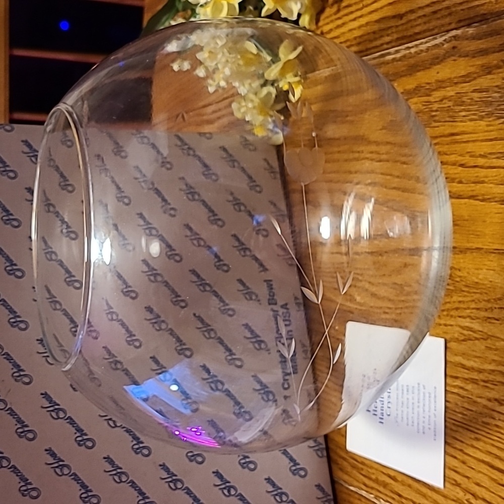Princess House Crystal Flower Bowl